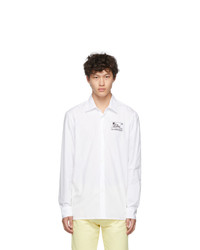 Raf Simons White Heroes And Losers Slim Fit Shirt