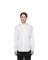 Helmut Lang White Kollection Print Poplin Shirt