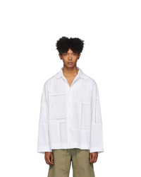 Jacquemus White La Chemise Mouchoirs Long Sleeve Shirt