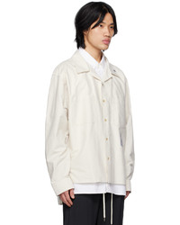 Miharayasuhiro White Layered Shirt