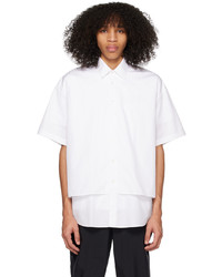 MAISON KITSUNÉ White Layered Shirt