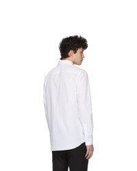 Givenchy White Logo Tape Shirt