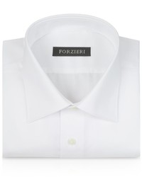 Forzieri White Non Iron Cotton Dress Shirt
