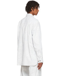 Dries Van Noten White Nylon Shirt