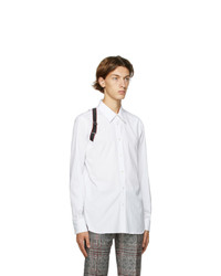 Alexander McQueen White Organic Cotton Harness Shirt