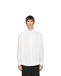 Ader Error White Oversized Poplin Shirt