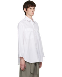 Rito Structure White Oversized Shirt