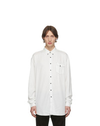 Schnaydermans White Oversized Solid Shirt