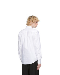 MAISON KITSUNÉ White Oxford Tricolor Fox Shirt