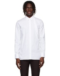 Givenchy White Padlock Harness Shirt