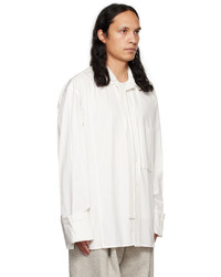 Wooyoungmi White Paneled Shirt