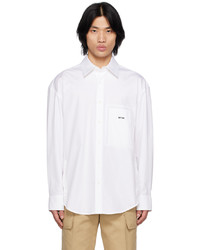 Wooyoungmi White Patch Pocket Shirt