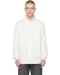 Acne Studios White Patch Pocket Shirt