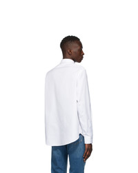 Gucci White Pinpoint Shirt
