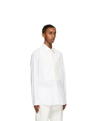 Valentino White Plastron Shirt