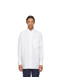 Givenchy White Pocket Detail Shirt