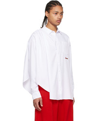Reebok By Pyer Moss White Polyester Shirt