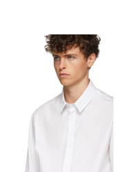 Haider Ackermann White Poplin Classic Contrast Shirt