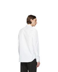 Maison Margiela White Poplin Slim Fit Shirt