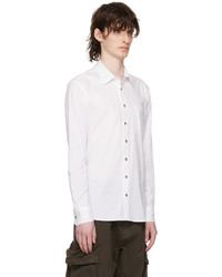 Moncler White Press Stud Shirt