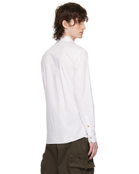 Moncler White Press Stud Shirt