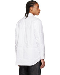 Undercover White Quilted Shirt