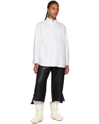 Undercover White Quilted Shirt