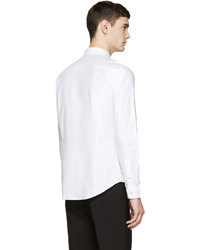Carven White Rounded Collar Shirt