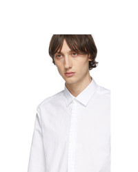 Lanvin White Ruffle Shirt