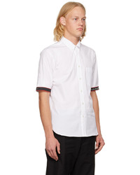 Alexander McQueen White Selvedge Tape Shirt