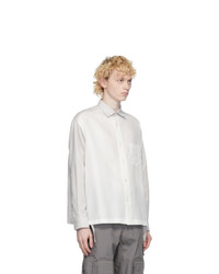 N. Hoolywood White Side Slit Shirt