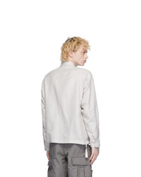 N. Hoolywood White Side Slit Shirt