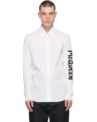 Alexander McQueen White Sleeve Logo Shirt