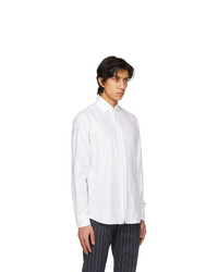 Z Zegna White Tencel Shirt