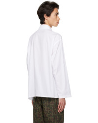 Engineered Garments White Tibet Shirt
