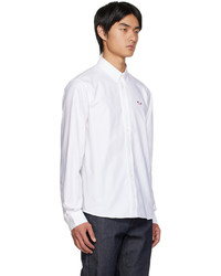 MAISON KITSUNÉ White Tricolor Fox Shirt