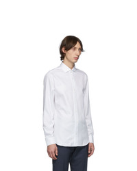 Z Zegna White Twill Shirt