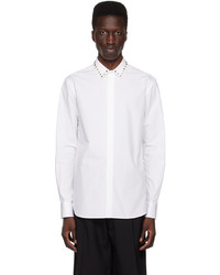 Valentino White Untitled Studs Shirt