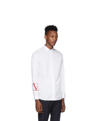 Valentino White V Shirt