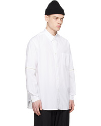 Undercover White Zip Shirt
