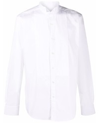 Lanvin Wing Collar Micro Pleat Shirt