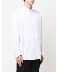 Balmain Wingtip Collar Long Sleeve Shirt