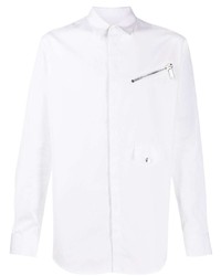DSQUARED2 Zip Detail Fitted Shirt
