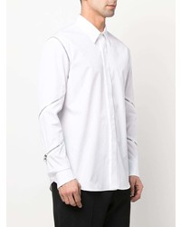 Alexander McQueen Zip Detail Long Sleeve Shirt