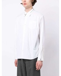Undercover Zip Detailing Cotton Shirt
