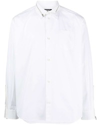 Undercover Zip Detailing Cotton Shirt