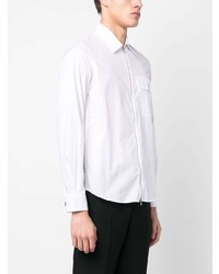 Emporio Armani Zip Up Collared Shirt
