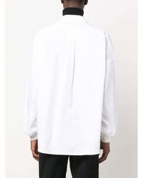 Alexander McQueen Zip Up Long Sleeve Shirt
