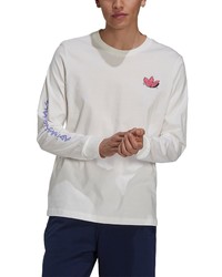adidas Originals 5 As Long Sleeve Cotton Graphic Tee In Core White At Nordstrom