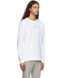 Moncler Genius 6 Moncler 1017 Alyx 9sm White Logo Long Sleeve T Shirt